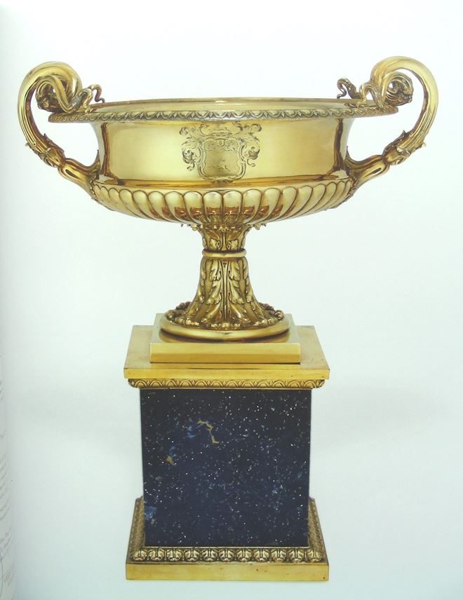 William IV silver gilt two handled urn vase | MasterArt